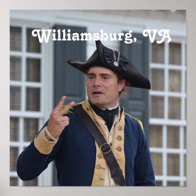 Williamsburg Soldier Poster (Front)