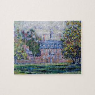 Williamsburg Welcome Painting / Artist Larry Lerew Jigsaw Puzzle