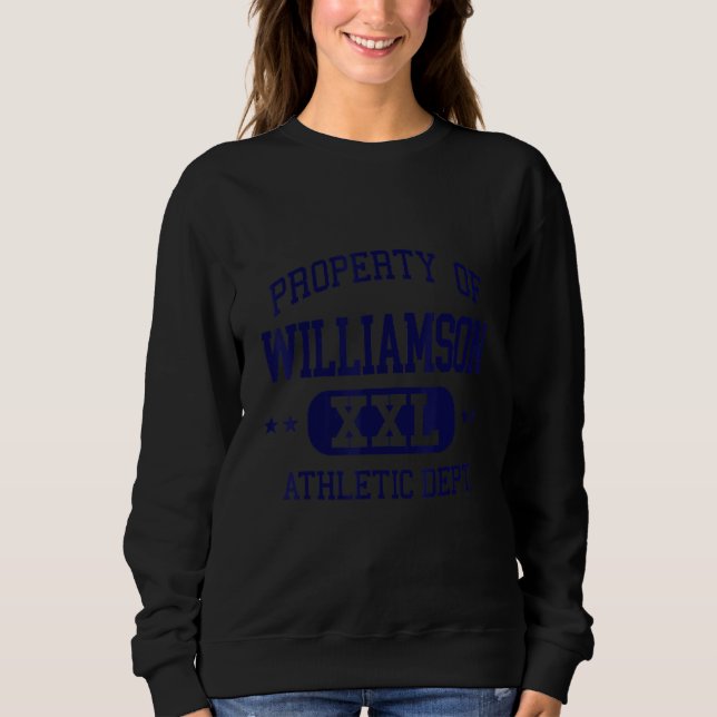 Williamson Retro Athletic Property Dept Sweatshirt (Front)