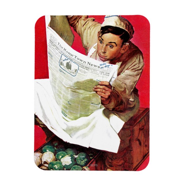 Willie Gillis on K.P Magnet (Vertical)