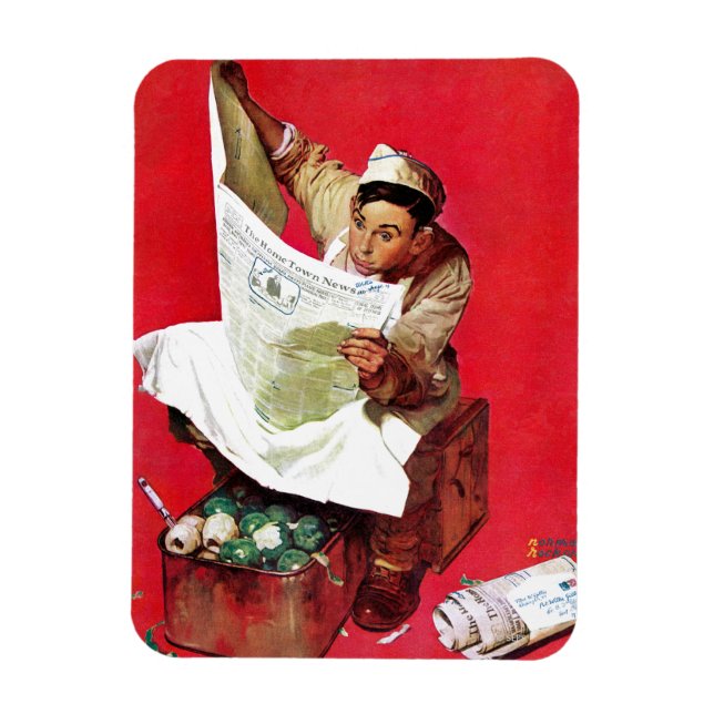 Willie Gillis on K.P Magnet (Vertical)