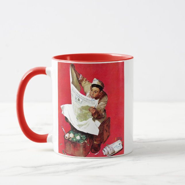 Willie Gillis on K.P Mug (Left)