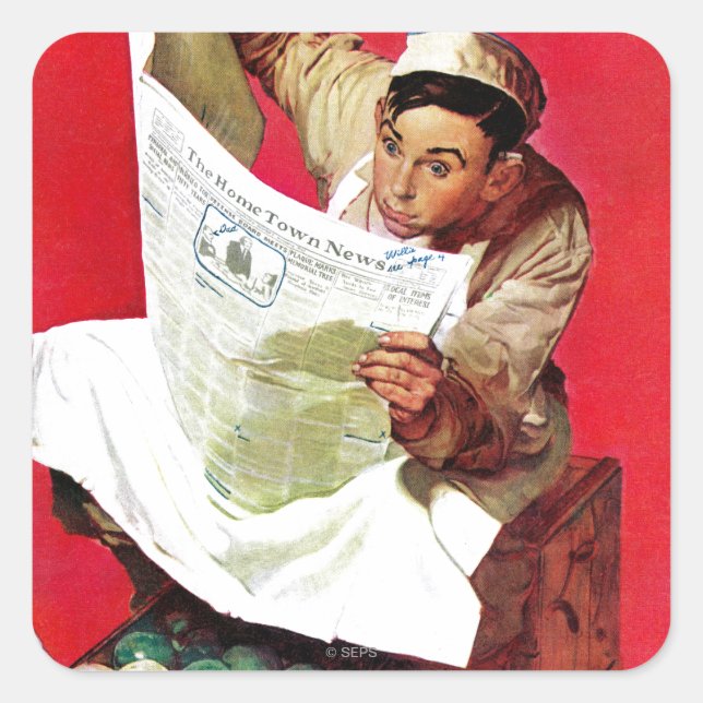 Willie Gillis on K.P Square Sticker (Front)