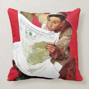 Willie Gillis on K.P Throw Pillow