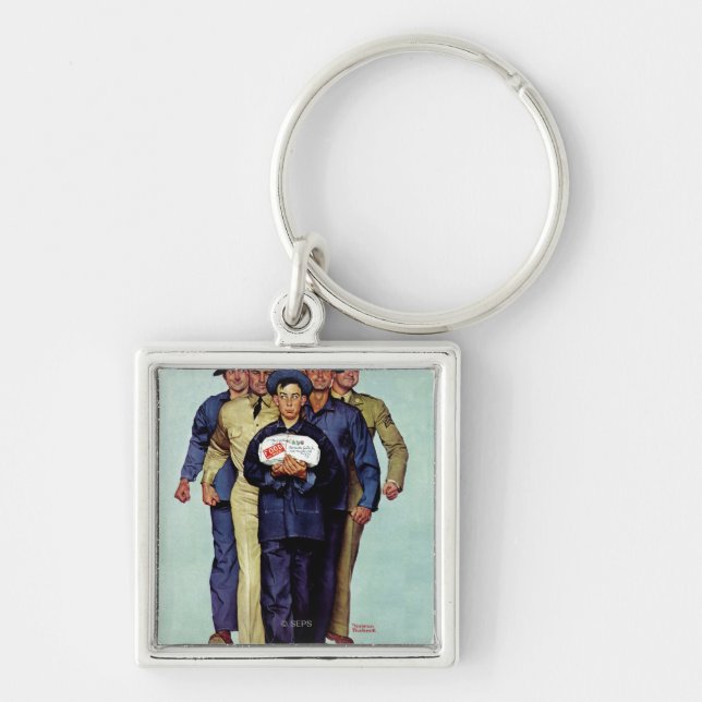 Willie Gillis' Package from Home Keychain (Front)