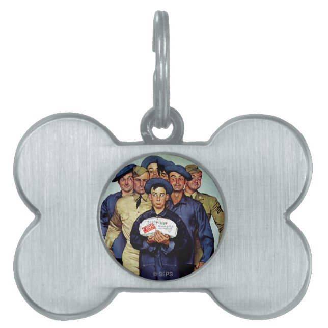 Willie Gillis' Package from Home Pet Name Tag (Front)