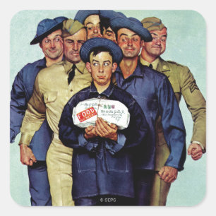 Willie Gillis' Package from Home Square Sticker