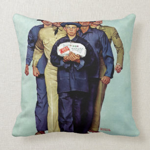 Willie Gillis' Package from Home Throw Pillow