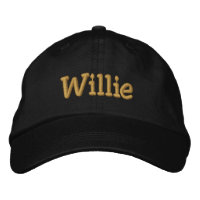Willie Personalized Baseball Cap / Hat