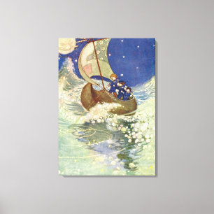 Willie Pogány’s Wynken, Blynken, and Nod Canvas Print