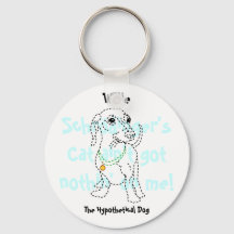 Willie the Hypothetical Dog Keychain