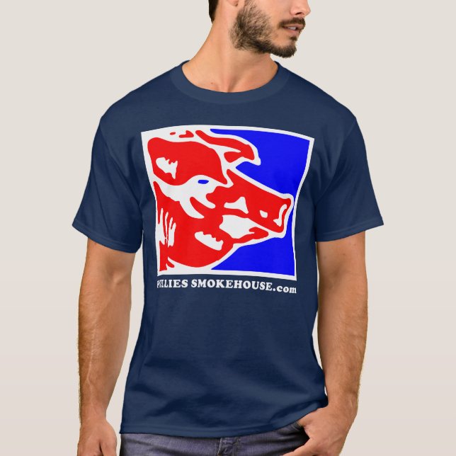 WILLIES PIGG LOGO AMERICA (LARGE) T-Shirt (Front)