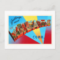 Willimantic Connecticut CT Vintage Travel Souvenir