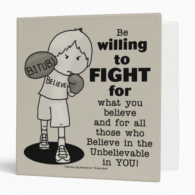 Willing to Fight Binder (Front/Inside)