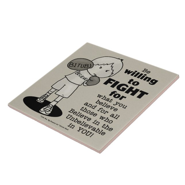 Willing to Fight Tile (Side)