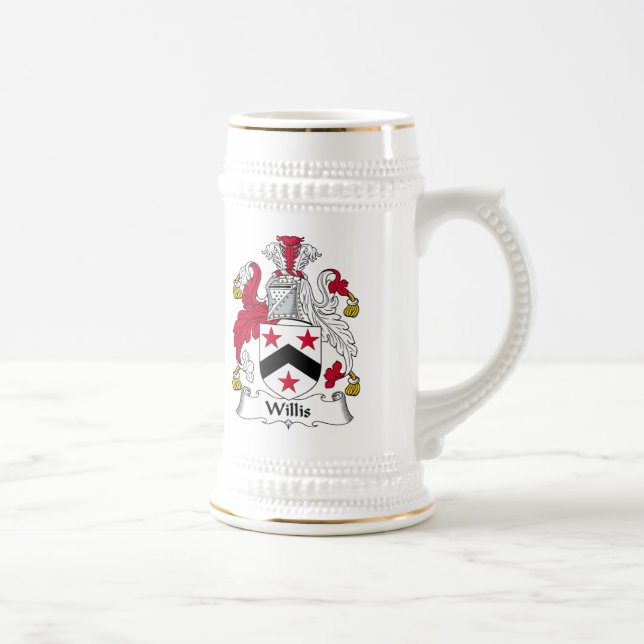 Willis Family Crest Beer Stein (Right)