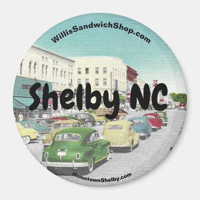 Willis Sandwich Shop Shelby NC Magnet (Front)