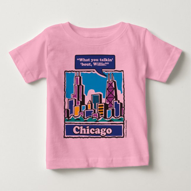 Willis Tower/Sears Tower Baby T-Shirt (Front)