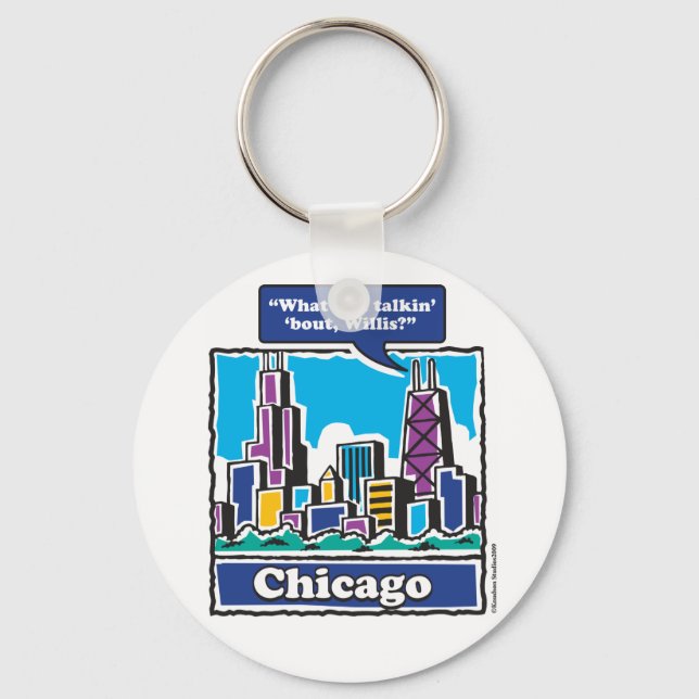 Willis Tower/Sears Tower Keychain (Front)
