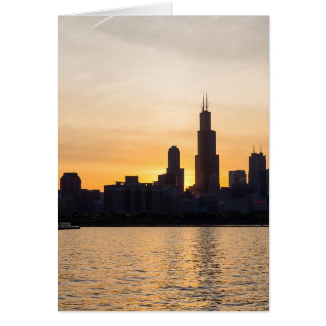 Willis Tower Sunset Silhouette (Front)