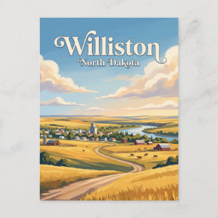 Williston, North Dakota Postcard