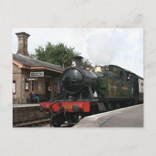 Williton station, West Somerset Railway, UK Postcard