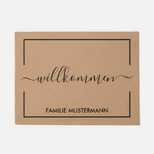 Willkommen Eigene Fußmatte Bedrucken Doormat