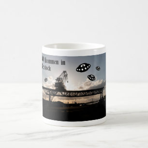 Willkommen in Rostock. Extra-terrestial visitors Coffee Mug