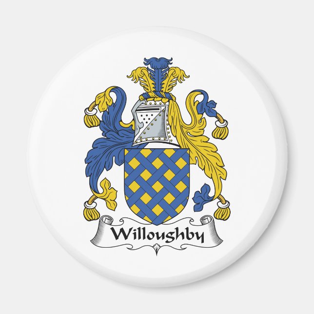 Willoughby Family Crest Magnet (Front)