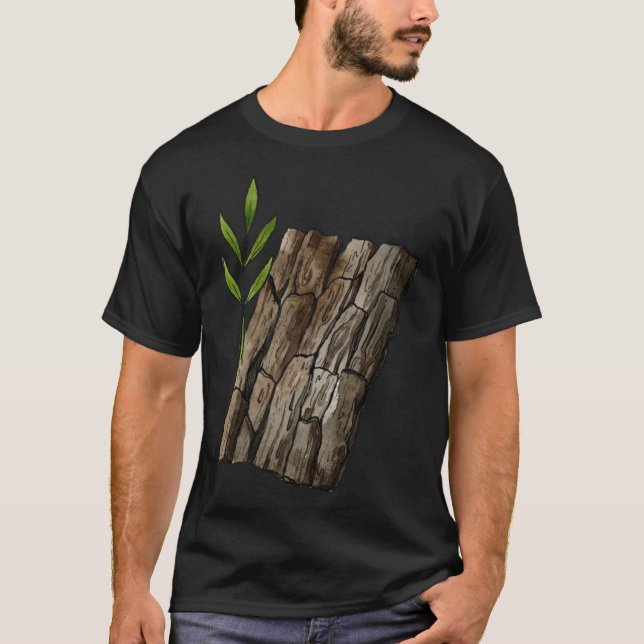 Willow Bark ASA House Plant Blood Thinner Sallows  T-Shirt (Front)