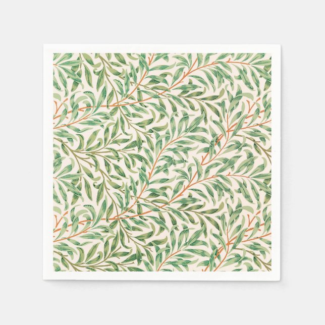 Willow Bough by William Morris  Napkin (Front)