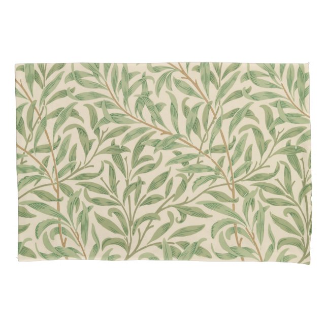 Willow Bough (by William Morris) Pillowcase (Front-Left)