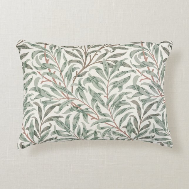 Willow Bough, wallpaper design, 1874 (wallpaper) Accent Pillow (Front)