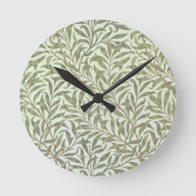 'Willow Bough' wallpaper design, 1887 Round Clock (Front)