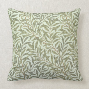 'Willow Bough' wallpaper design, 1887 Throw Pillow
