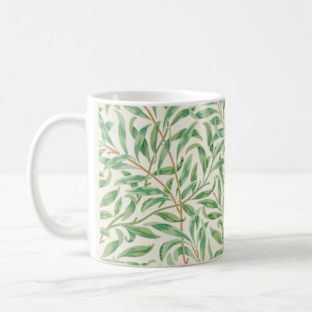 Willow bough William Morris Floral patterned  Coffee Mug (Left)