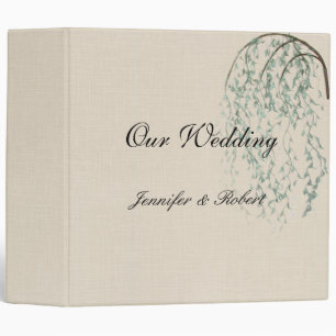 Willow Branch on Linen Binder