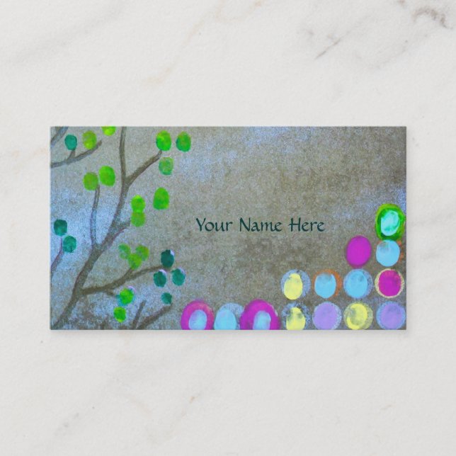 Willow & Fingerprints Business Card (Front)