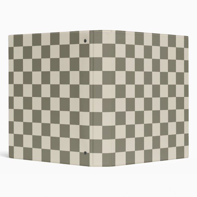 Willow Grey and Bone Chequerboard Binder (Background)