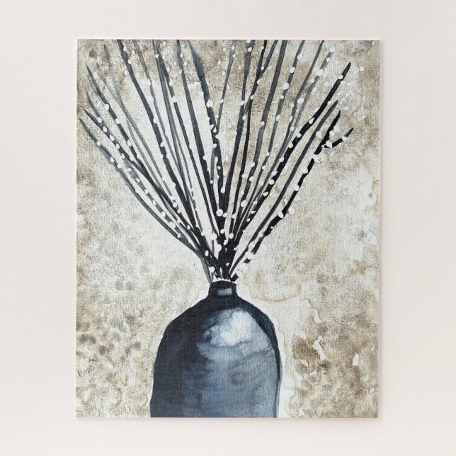  Willow in vase watercolor Jigsaw Puzzle (Vertical)