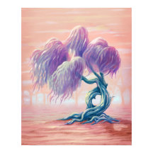 Willow Love Tree Painting 