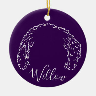 Willow Ornament (Paw Prints)
