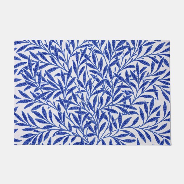 Willow Pattern, William Morris Doormat (Front)