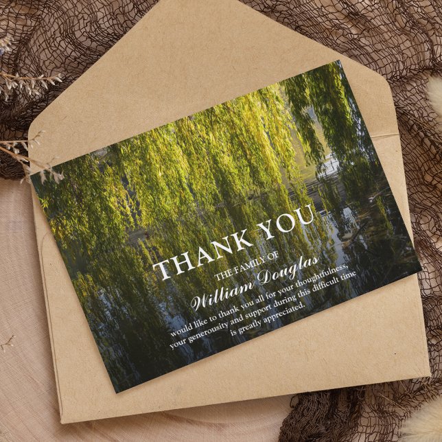 Willow Sympathy Thank You Invitation (Creator Uploaded)