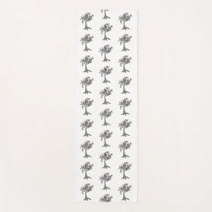 willow tree illustration yoga mat