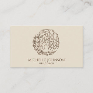 Willow Tree Photographer Logo Tree of Life Business Card