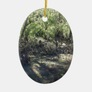 Willow Trees Ceramic Ornament