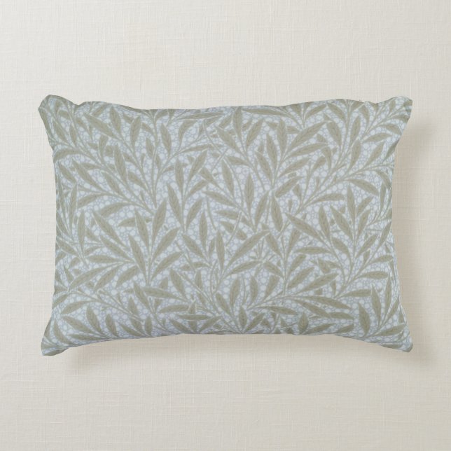 Willow wallpaper design, 1874 decorative pillow (Front)