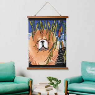 WILLOW WIND - Chow wall tapestry
