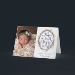 Willow Wreath Folded Holiday Card<br><div class="desc">Send elegant greetings with these beautiful holiday photo cards.</div>